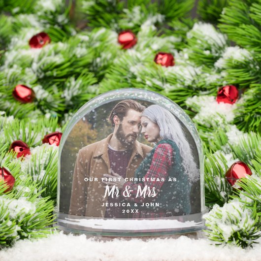 Our First Christmas as Mr & Mrs Photo Keepsake (クリスマス)