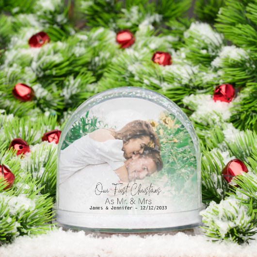 Our First Christmas As Mr & Mrs with Custom Photo (クリスマス)