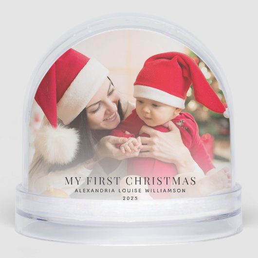 Our First Christmas Baby Photos Custom (正面)