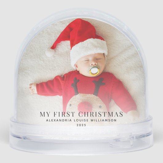 Our First Christmas Baby Photos Custom (裏面)