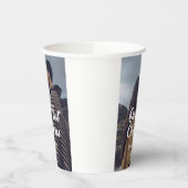 Our first Christmas couple photo name white gray 紙コップ (左)