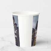 Our first Christmas couple photo name white gray 紙コップ (右)