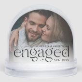 Our First Christmas Engaged Personalized Photo (正面)