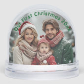 Our First Christmas Family Photo Winter Wonderland (正面)