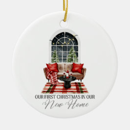 Our First Christmas in Our New Home  セラミックオーナメント