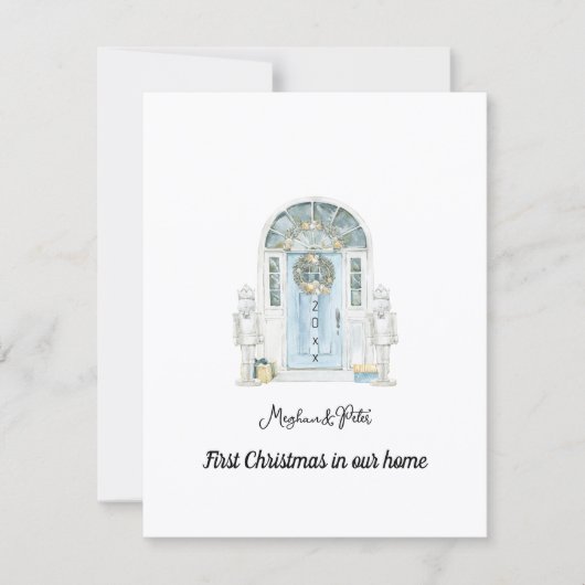 Our First Christmas in Our New Home Card (正面)