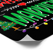 Our First Christmas Married Newlywed Mr And Mrs  ポスター (角)