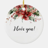 Our First Christmas Married Ornament Mr&Mrs セラミックオーナメント (裏面)