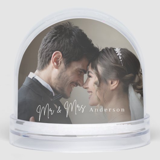 Our First Christmas Mr & Mrs Newlywed Photo (正面)