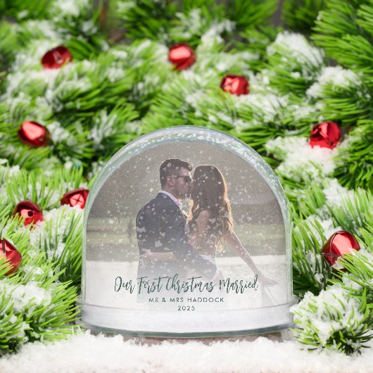 Our First Christmas Photos Wedding Thank You (クリスマス)