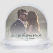 Our First Christmas Photos Wedding Thank You (裏面)