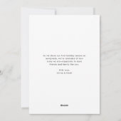 Our First Christmas Romantic Beach Newlywed Photo シーズンカード (裏面)