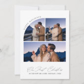 Our First Christmas Script Winter Mountain 4 Photo シーズンカード (正面)