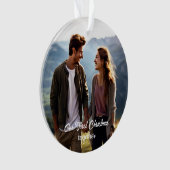 Our First Christmas Together 1 Photo オーナメント (正面)