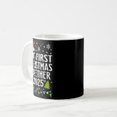 Our First Christmas Together 2025 Matching Christm コーヒーマグカップ (正面左)