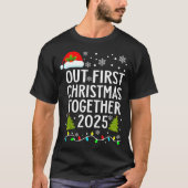 Our First Christmas Together 2025 Matching Christm Tシャツ (正面)