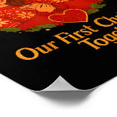 Our First Christmas Together 2025 Matching Couple  ポスター (角)