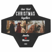 Our First Christmas Together 2 Photos  サッカーボール (フラット)