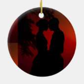 Our First Christmas Together Mr & Mrs Ornament セラミックオーナメント (裏面)