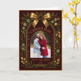 Our First Christmas Together Newlywed Holiday カード