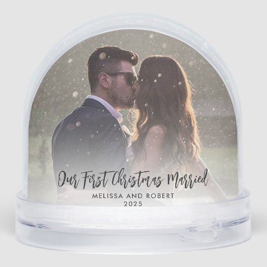 Our First Christmas Wedding Photos Script Custom (裏面)