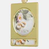 Our First Eid Together Banner Ornament ゴールドプレートバナーオーナメント (左)