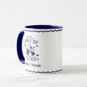 Our First Father's Day Together Mug マグカップ (正面左)