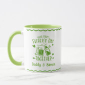 Our First Father's Day Together Mug マグカップ (左)