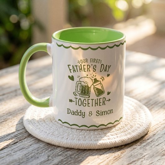 Our First Father's Day Together Mug マグカップ