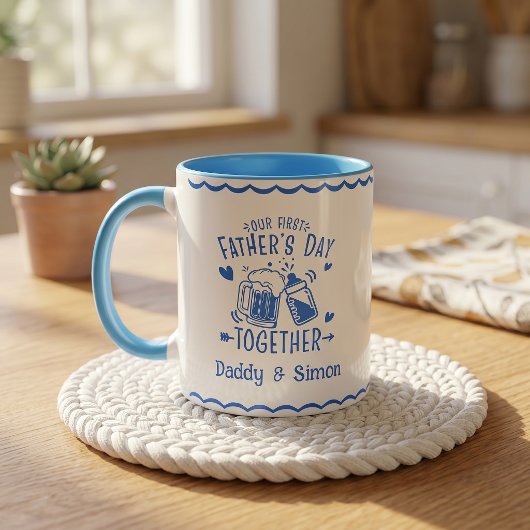 Our First Father's Day Together Mug マグカップ