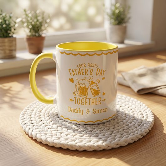 Our First Father's Day Together Mug マグカップ
