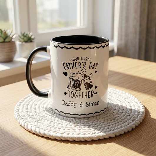 Our First Father's Day Together Mug マグカップ