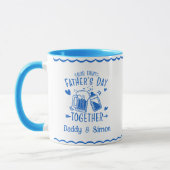 Our First Father's Day Together Mug マグカップ (左)