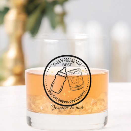 Our First Father's Day Together - Personalized  ウイスキーグラス