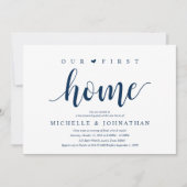 Our First Home Housewarming party 招待状 (正面)