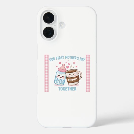 Our First Mother’s Day Together New Mom Mommy Funn Case-Mate iPhoneケース (裏面)