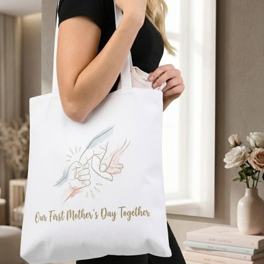 Our First Mother's Day Together Tote Bag - Minimal トートバッグ