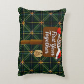 Our First Year Together 2025 Wooden Sign アクセントクッション (裏面(縦))