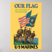 Our Flag,It's History And Traditions-US Marines ポスター (正面)