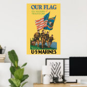 Our Flag,It's History And Traditions-US Marines ポスター (ホームオフィス)