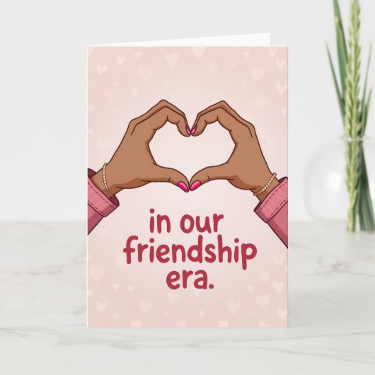 Our Friendship Era Heart Hands Card カード (正面)