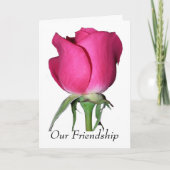Our Friendship Greeting Card カード (正面)