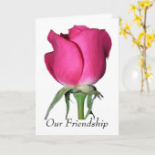Our Friendship Greeting Card カード (黄色い花)