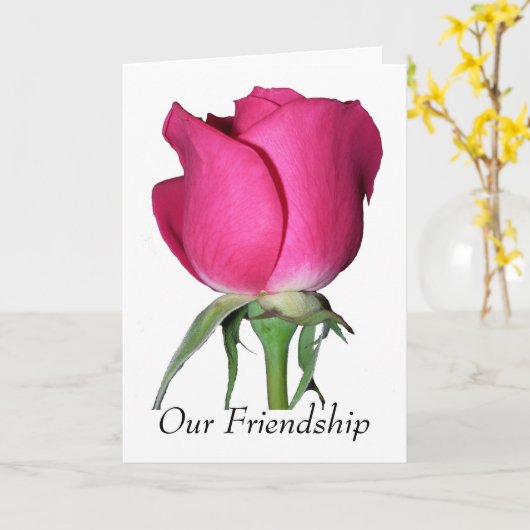 Our Friendship Greeting Card カード (黄色い花)