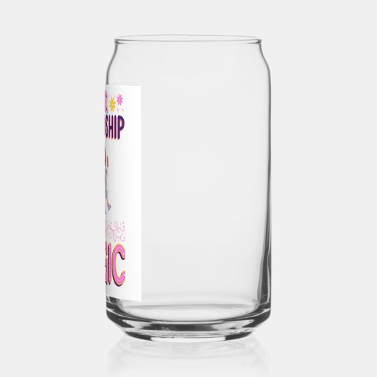 OUR FRIENDSHIP IS MAGIC . FRIENDS . BBF ガラス缶 (右)