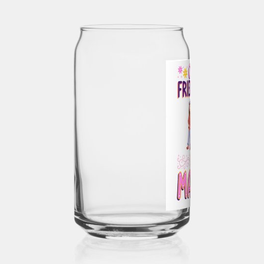 OUR FRIENDSHIP IS MAGIC . FRIENDS . BBF ガラス缶 (左)