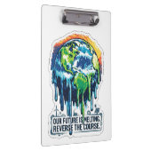 Our Future is Melting | Global Warming Awareness クリップボード (右)