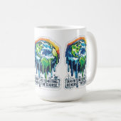 Our Future is Melting | Global Warming Awareness コーヒーマグカップ (正面右)