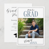 Our Grad Graduation Party Invitation 招待状 (正面/裏面)