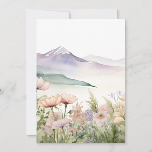 Our greatest adventure baby shower  招待状 (裏面)